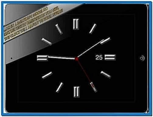 Analog clock screensaver iphone - Download free