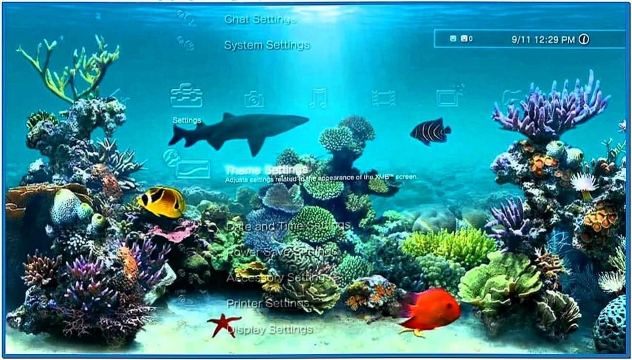 Aquarium screensaver for ps3 - Download free
