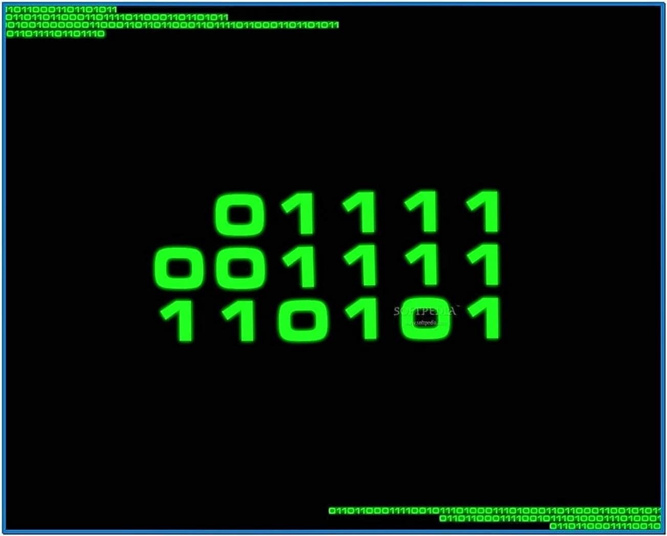 Binary clock mac screensaver