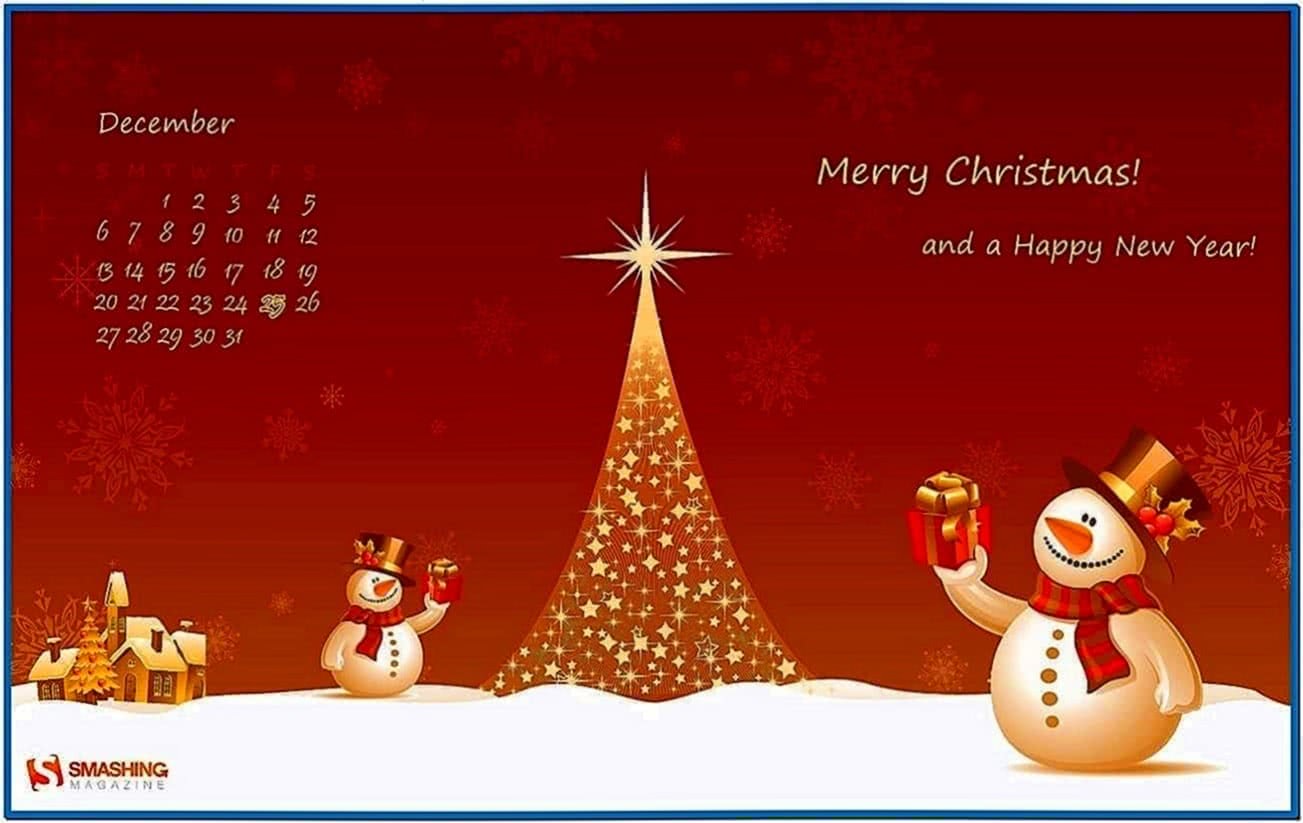 Christmas screensaver desktop themes - Download free
