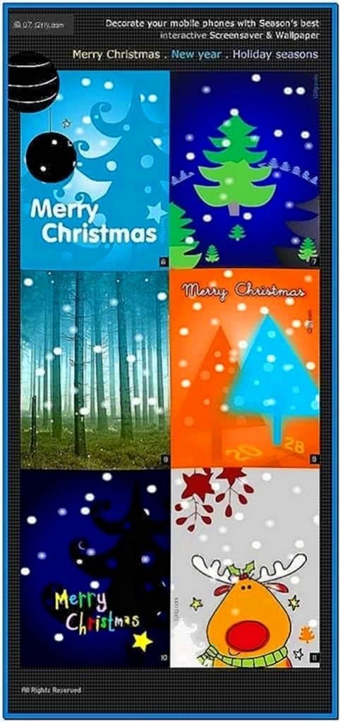 Christmas wallpapers and screensavers for mobile - Download free