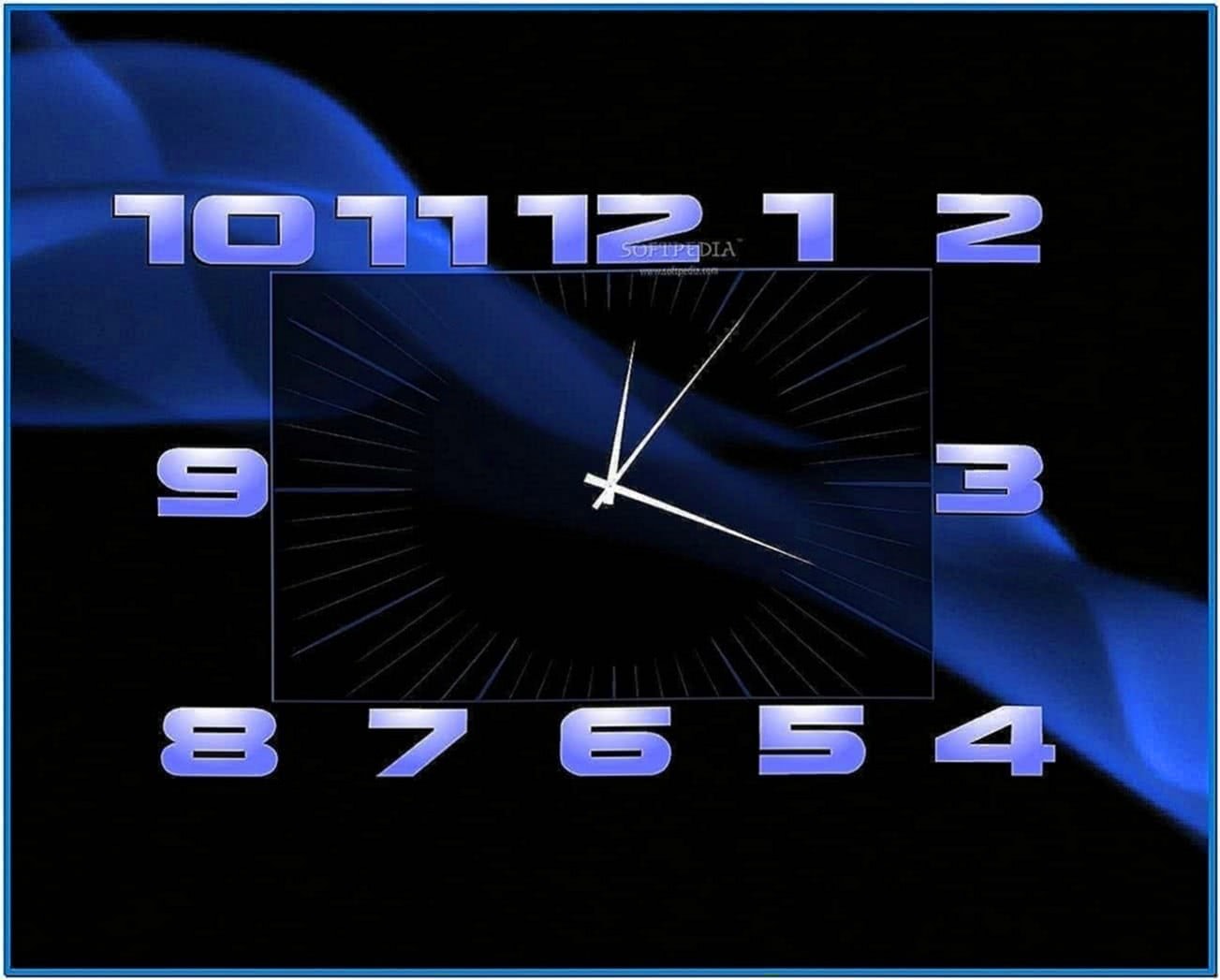 Clock screensaver for computer - Download free1303 x 1047