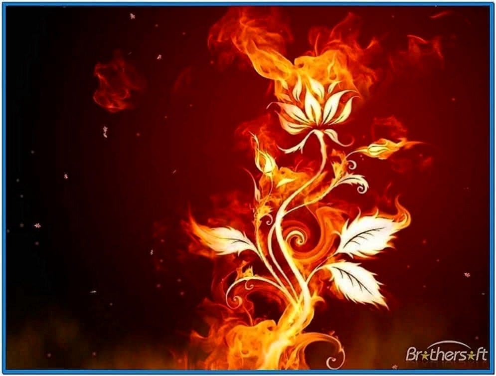 Fire screensaver 1.0 Download free