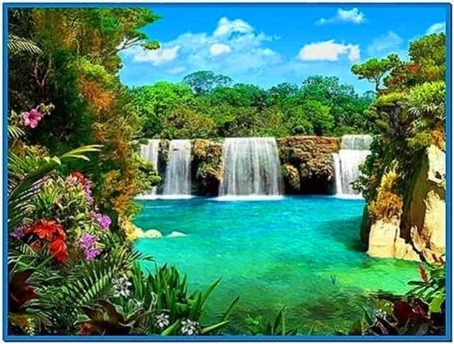 Download Screensaver Living Waterfall