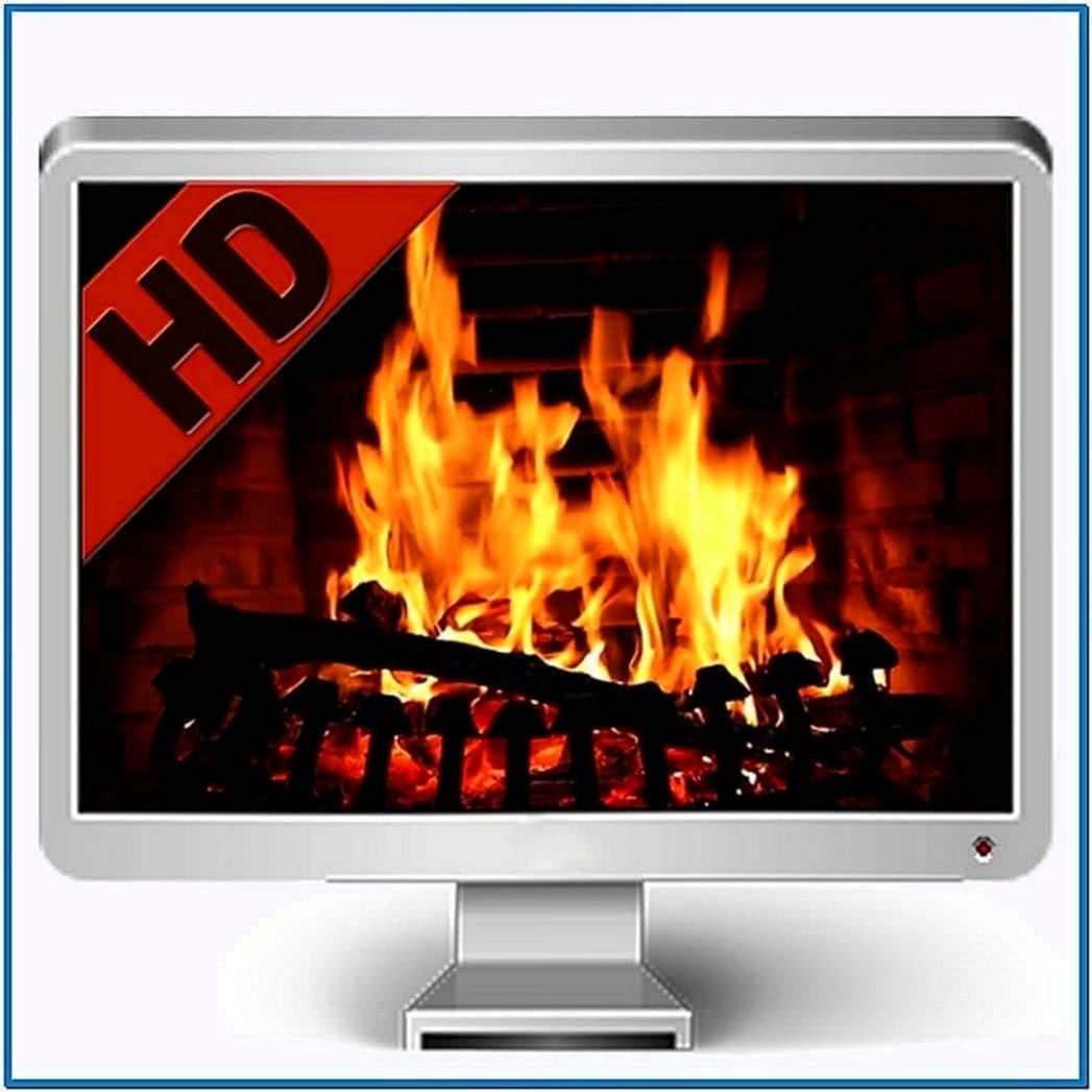 fireplace screensaver mac