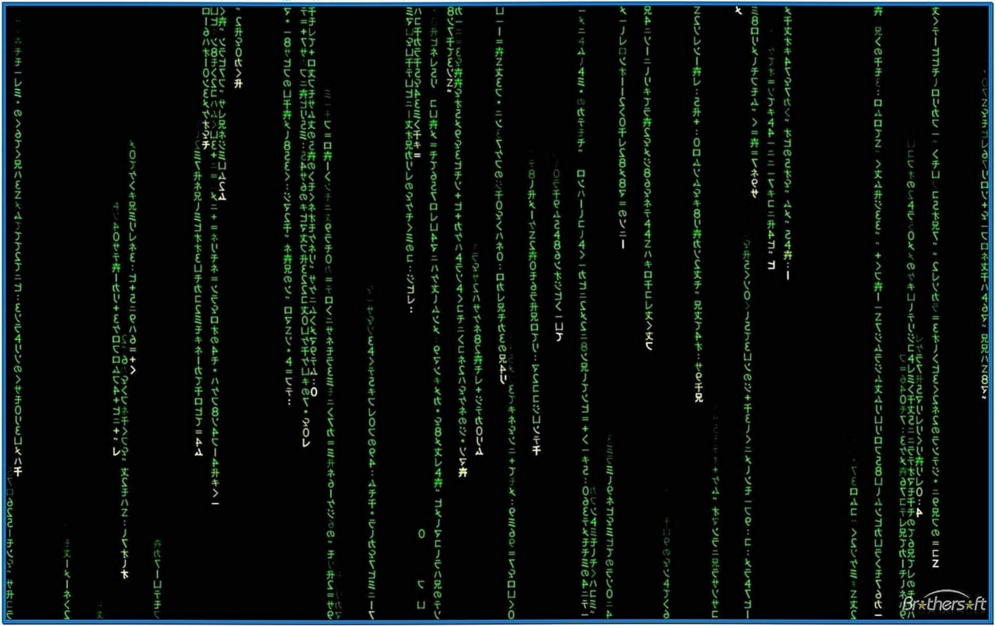 Matrix Screensaver Windows 8