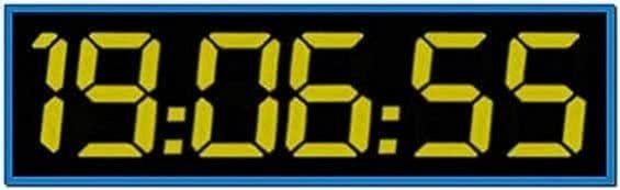 24 TV Show Clock Screensaver