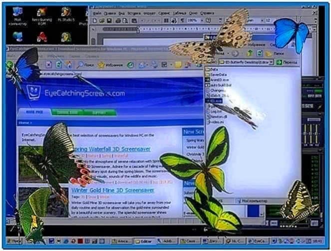 3D Desktop Butterfly Screensaver 1.0