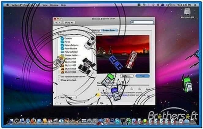 3D Desktop Cars Mac Screensaver