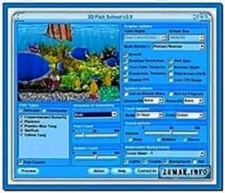 3D Fish School Screensaver 3.92
