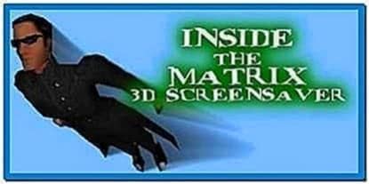 3D Matrix Screensaver Inside The Matrix