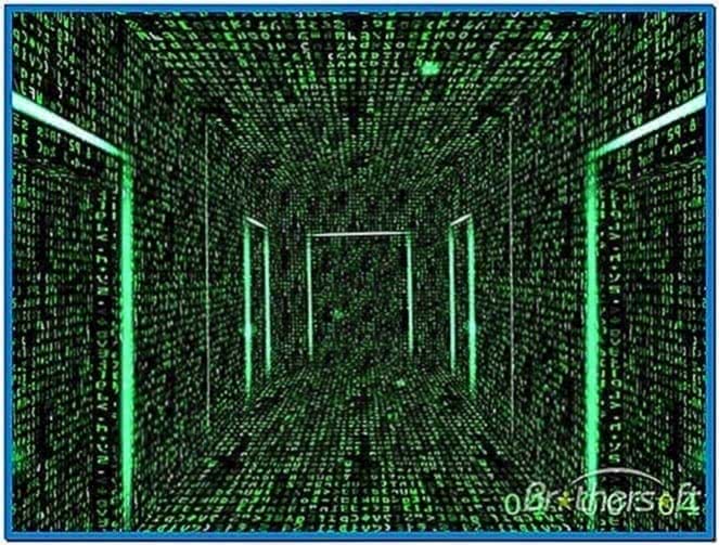 3D Matrix Screensaver The Endless Corridors