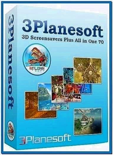 3D Screensaver 3planesoft