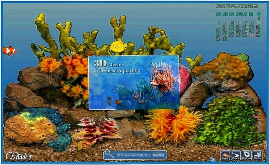 3D Tropical Aquarium Screensaver 1.198