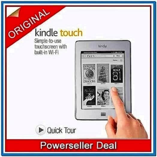 Amazon Kindle Touch Sponsored Screensavers