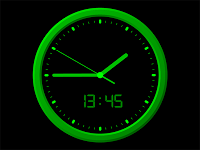 Analog Clock Screensaver for PC
