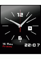 Analog Clock Screensaver for Samsung Mobile