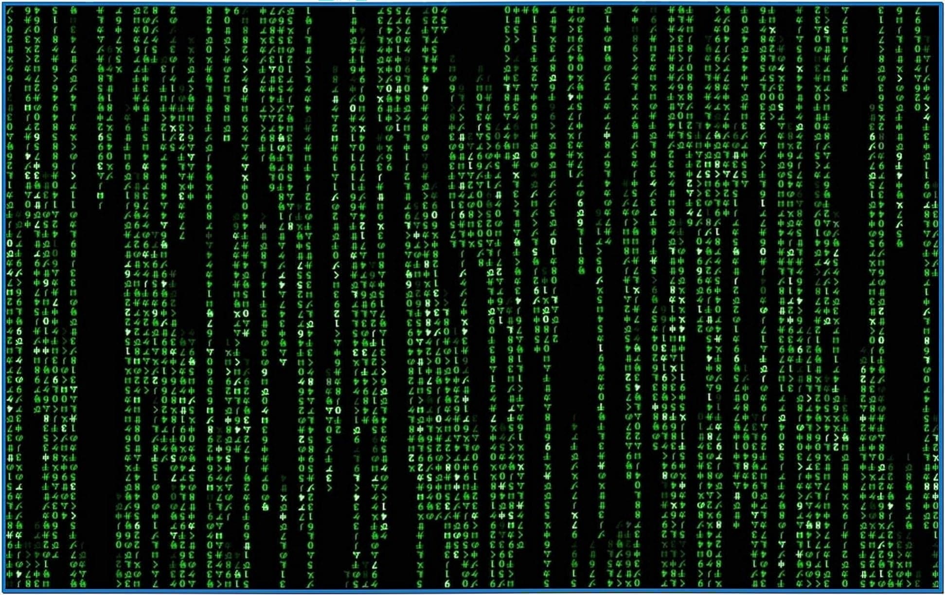 Animated Matrix Screensaver Mac