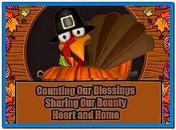 Animated Thanksgiving Screensaver