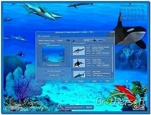 Aquarium 3D Screensaver for Macs