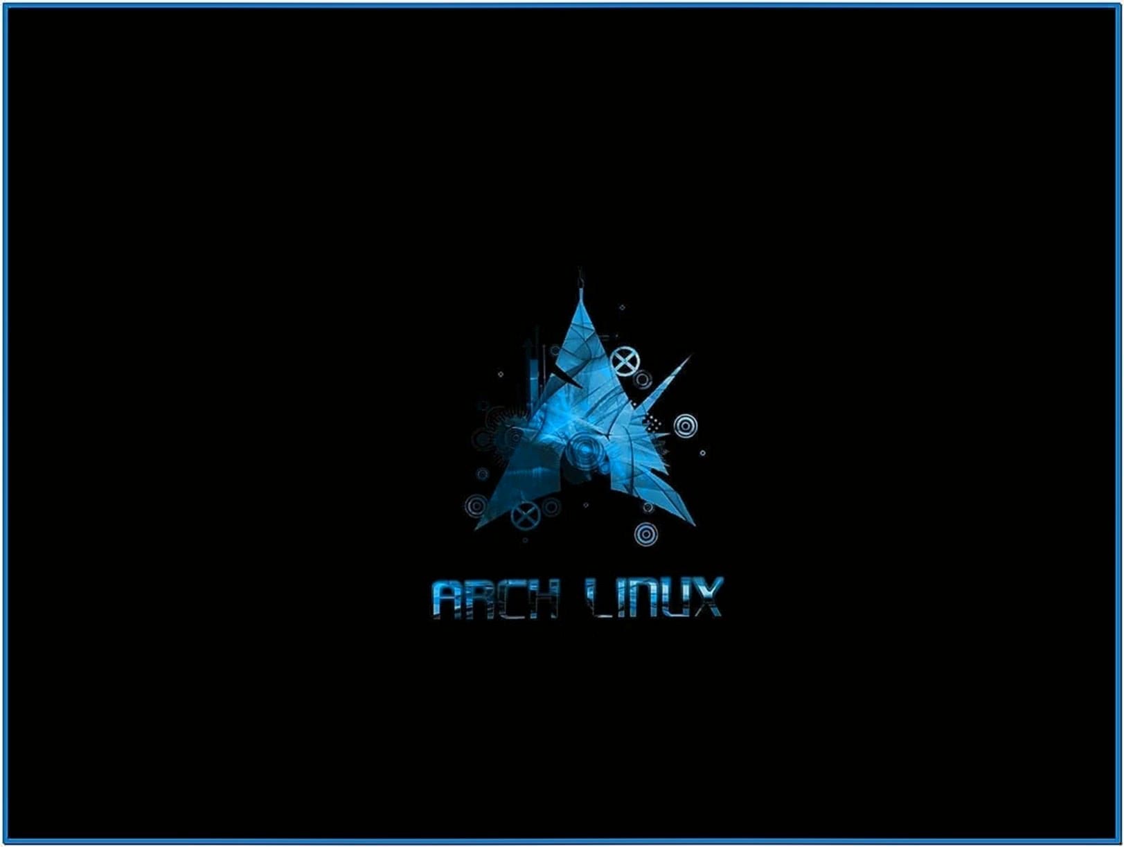 Arch Linux Console Screensaver