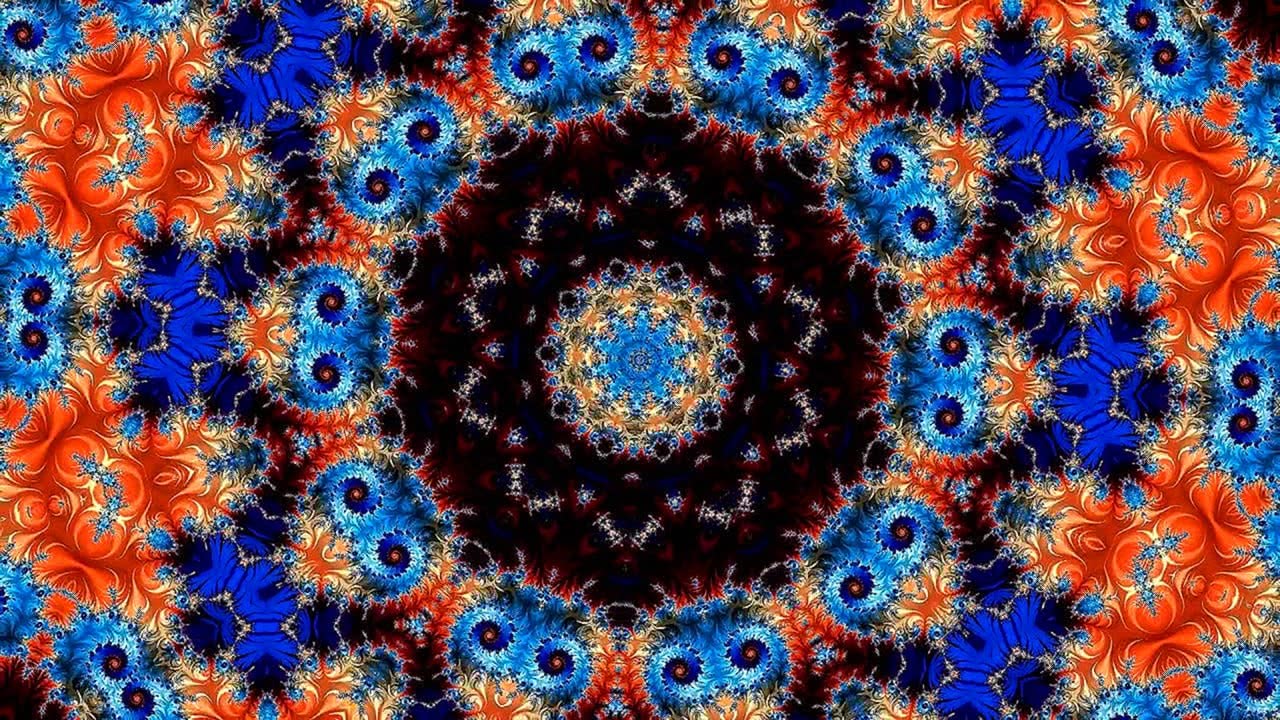 Color Kaleidoscope Psychedelic HQ Satisfying Relaxing Screensaver
