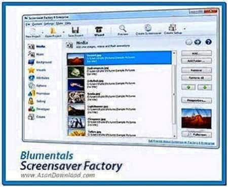 Blumentals Screensaver Factory Enterprise 6.1