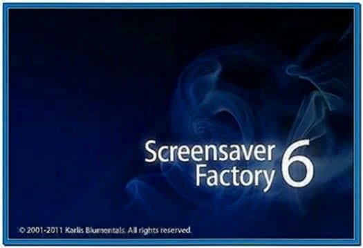 Blumentals Screensaver Factory Enterprise