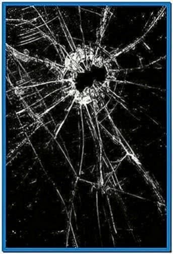 Broken Glass Screensaver iPhone