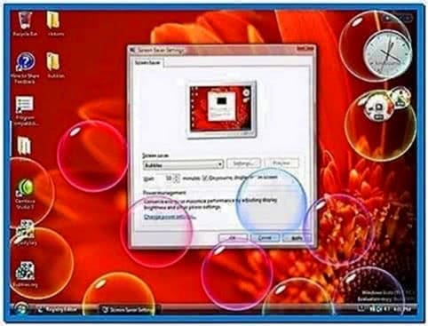 Bubbles Screensaver Windows XP