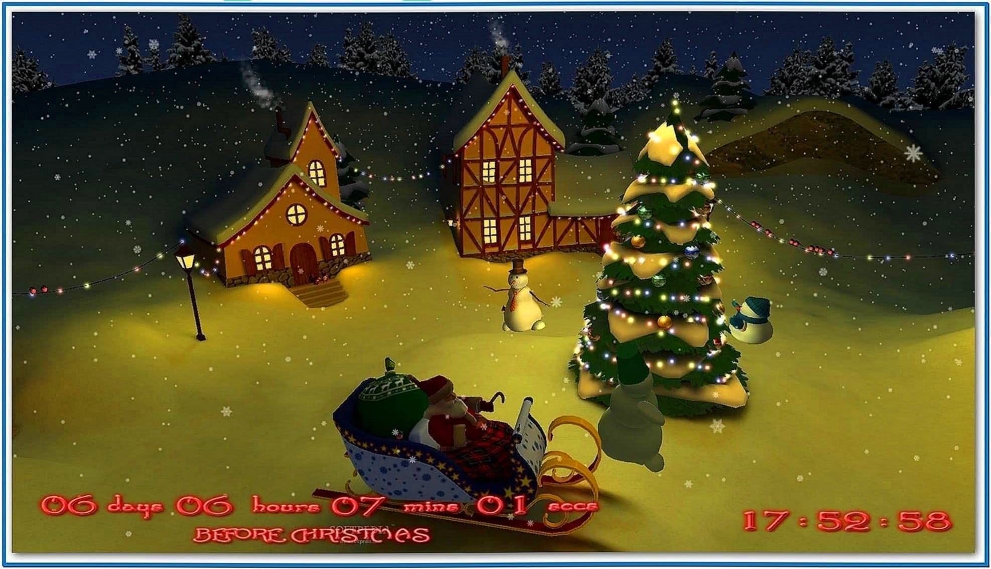 Christmas Holiday 3D Screensaver