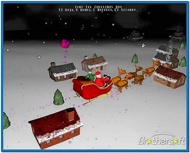 Christmas Night 3D Screensaver 1.8