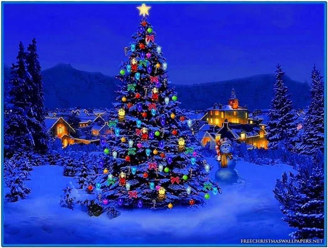 Christmas Tree Lights Screensaver