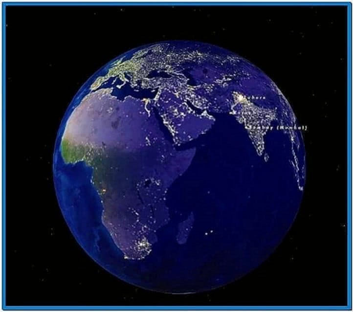 Cities of Earth 3D Screensaver Mac