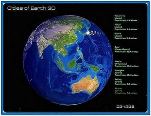 Cities of Earth Screensaver Mac