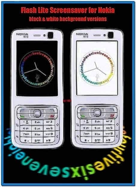 Clock Screensaver for Nokia N73