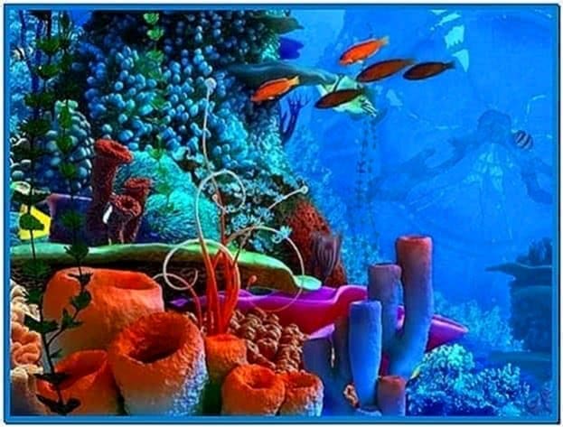 Coral Clock 3D Screensaver 1.0