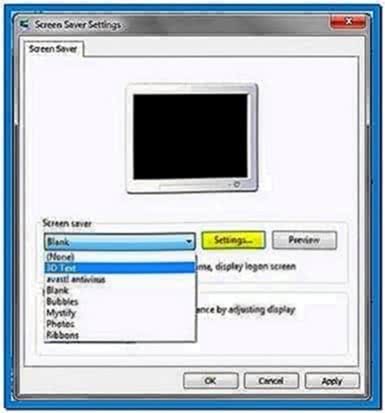 Custom Text Screensaver Windows 7