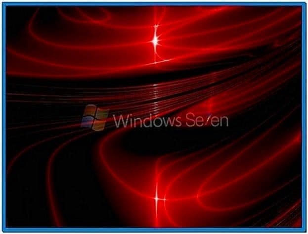 Desktop on Fire Screensaver Windows 7
