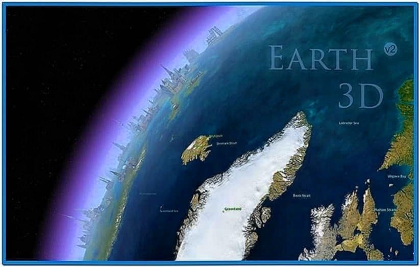 Earth Cities 3D Screensaver Mac