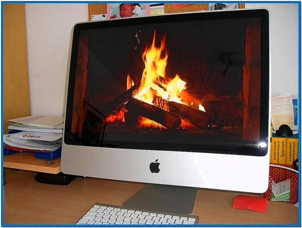 Fake Fireplace Screensaver Mac