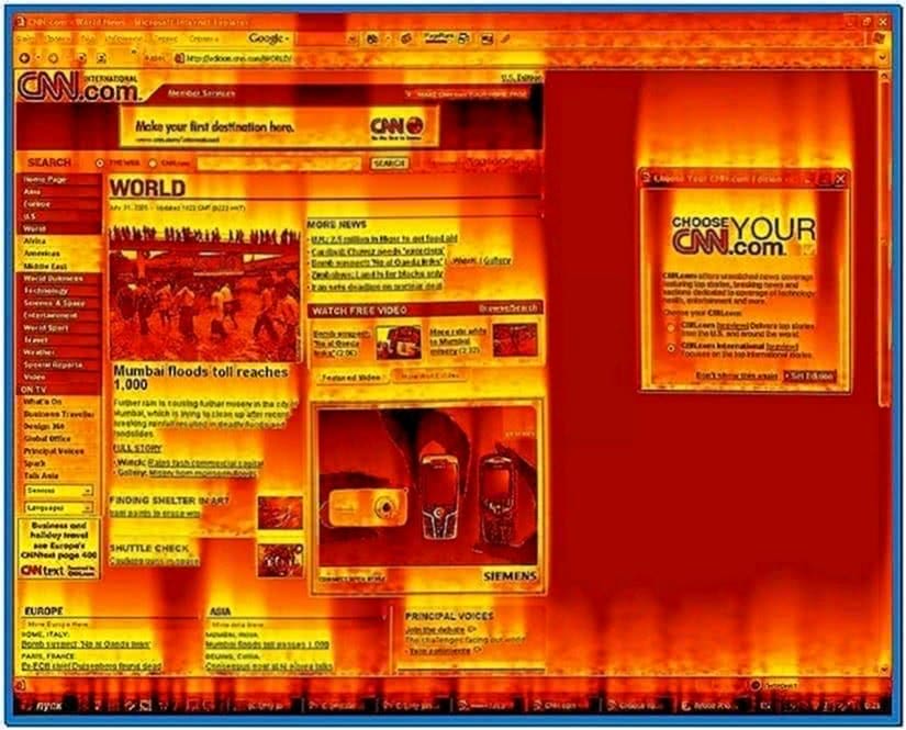 Fire Flame Screensaver