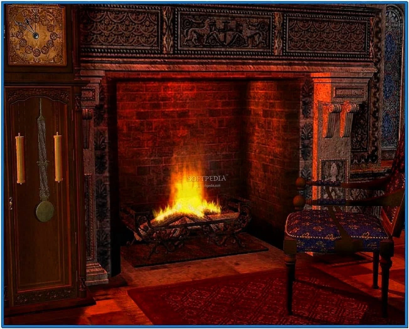 Fireplace Animated Screensavers Mac