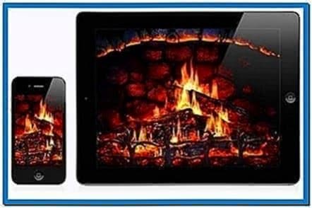 Fireplace Screensaver for iPad