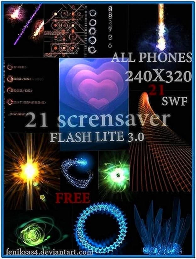 Flash Lite Screensaver 240x320