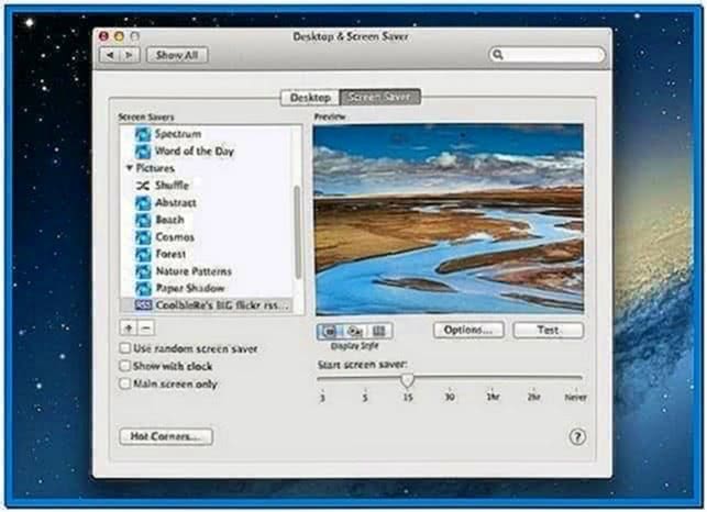 Flickr Screensaver Mac 10.8