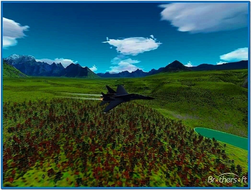 Flight Simulator Screensaver Deluxe