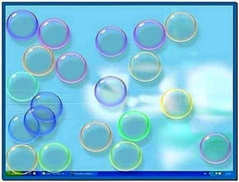 Flow Bubbles Screensaver Windows XP