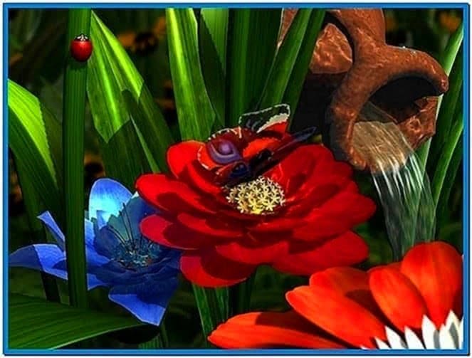 Garden Flowers 3D Screensaver 1.1