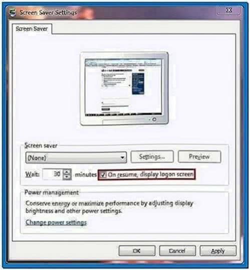 GPO Screensaver Lock Windows XP